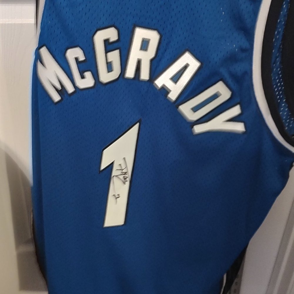 Tracy McGrady Orlando Magic Autograph Signed Jersey! NEW Beautiful Signature #1